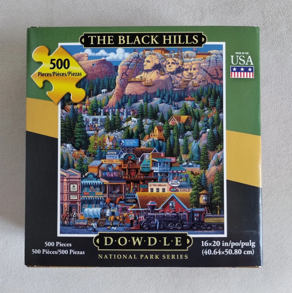 DOWDLE Puzzle The Black Hills 500 Pieces National Parks Series Game